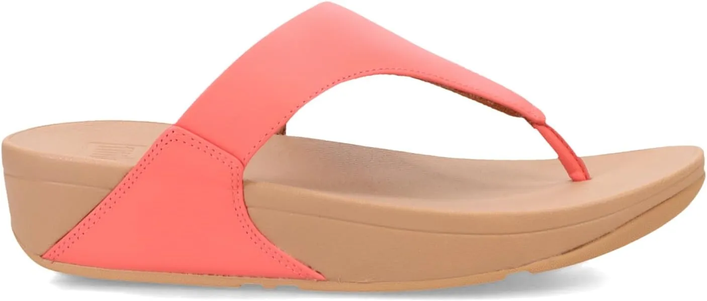 FitFlop Women's Lulu Leather Toe-Post Thong Sandals