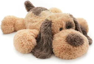Floppy Stuffed Dog Puppy Plush Toy, Huggable Beagle Labrador Retriever Stuffed Animal Dogs for Kids Girls Boys Baby Birthday Gift, 20 inch, Brown