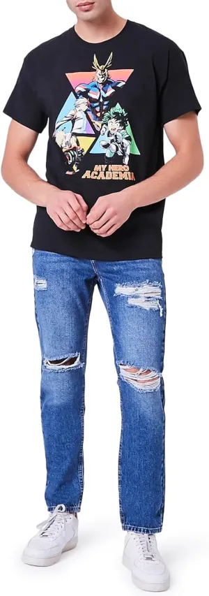 Forever 21 Men's Distressed Straight-Leg Jeans