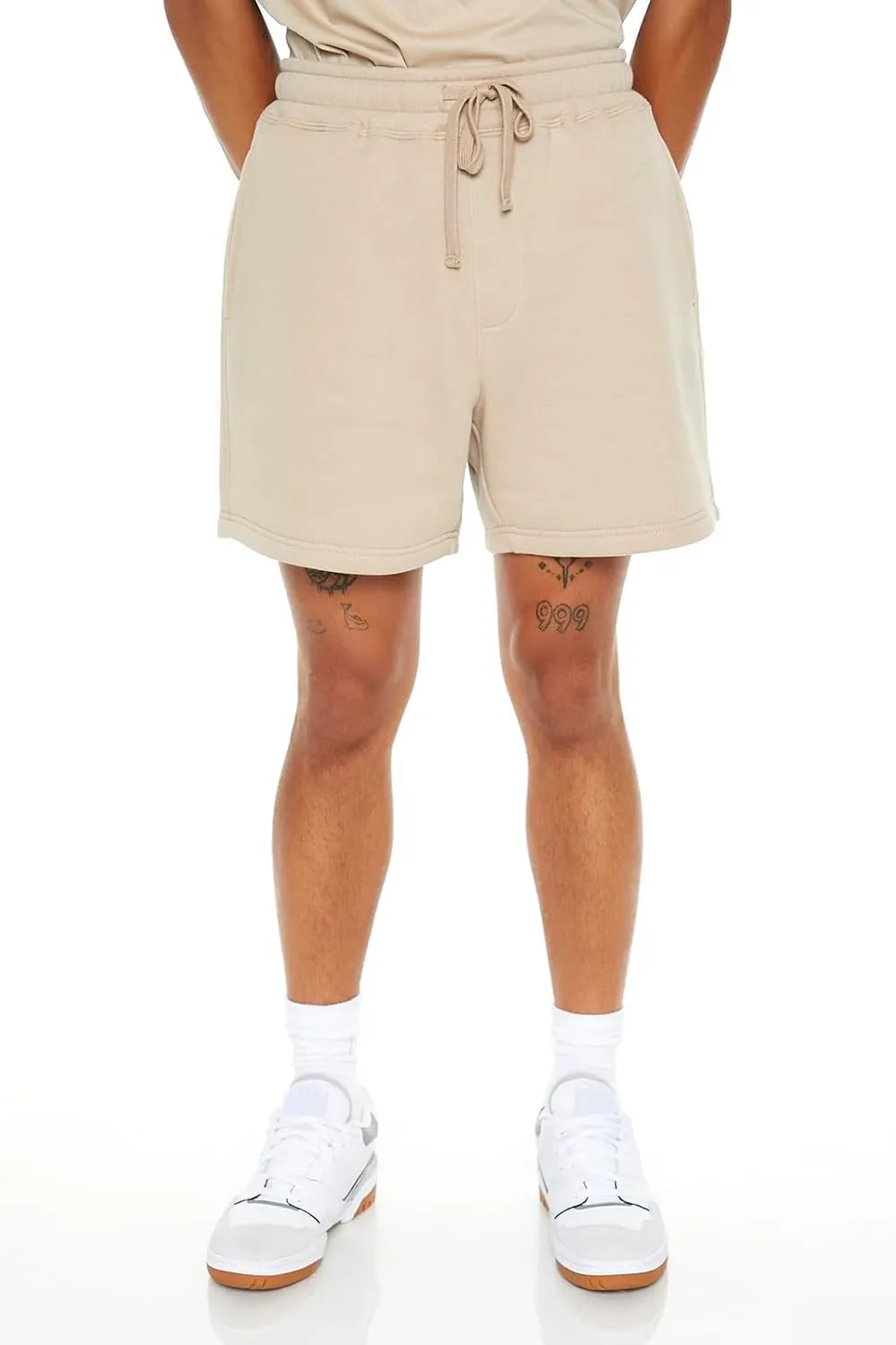 Forever 21 Men's Drawstring Mid-Rise Shorts