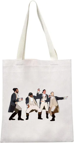GJTIM Musical Gift Musical Theatre Makeup Bag Theatre Accessory Zipper Pouch for Musical Fans (HamMusical Tote)