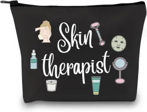 GJTIM Skin Therapist Gift Skin Care Technician Esthetician Zipper Pouch Therapist Appreciation Gift for Dermatologist