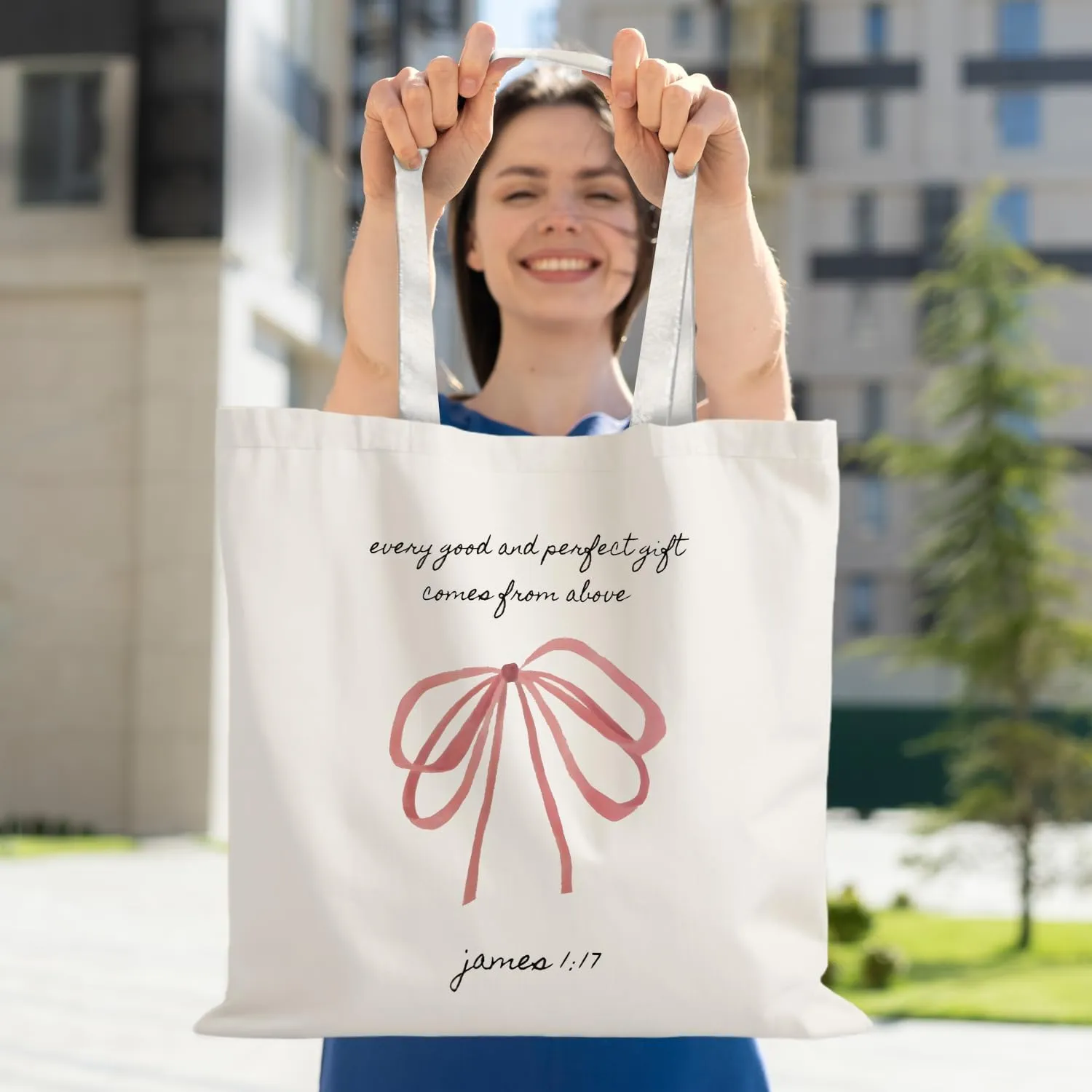 God Says You are Christian Canvas Tote Bags for Women, Inspirational Christian Gifts for Women