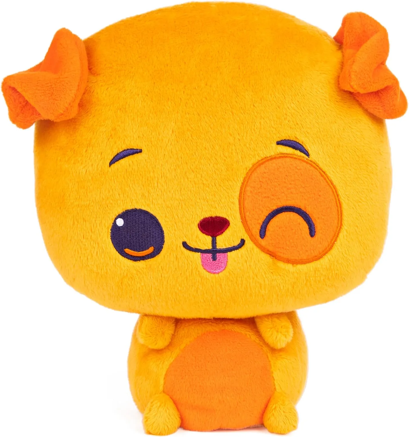 GUND Drops, Paulie Pup, Expressive Premium Stuffed Animal Soft Plush Pet, Orange Puppy, 9”