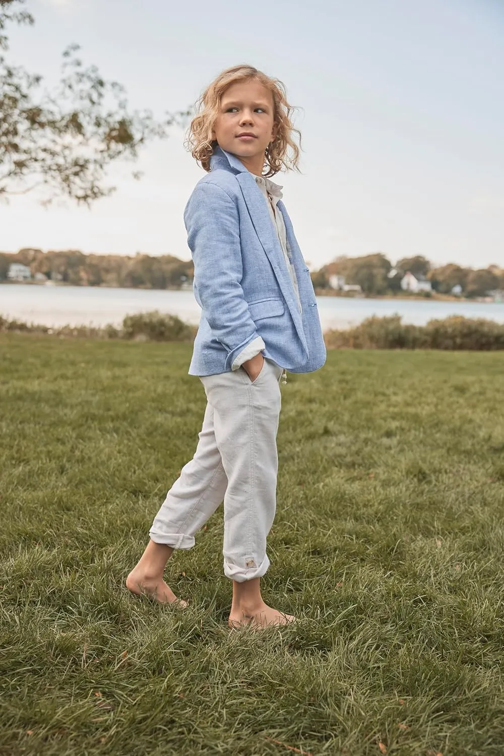 Gymboree Boys' and Toddler Pull on Linen Pants