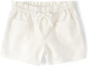 Gymboree Girls Tie Front Linen Shorts