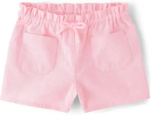 Gymboree Girls Tie Front Linen Shorts