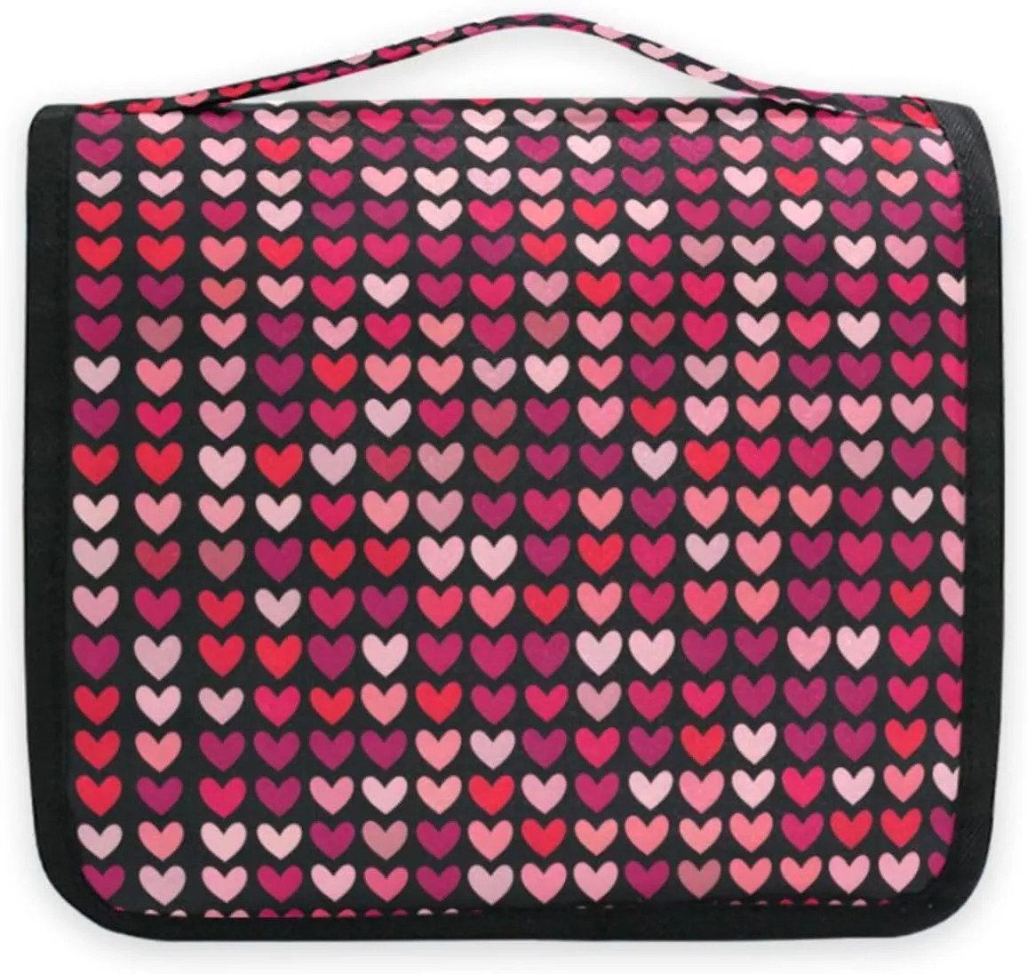 Hanging Toiletry Bag Love Travel Makeup bag for Toiletries Portable Travel Toiletry Organizer Cosmetic Bags with Hanging Hook
