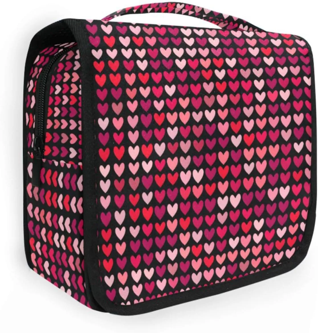 Hanging Toiletry Bag Love Travel Makeup bag for Toiletries Portable Travel Toiletry Organizer Cosmetic Bags with Hanging Hook
