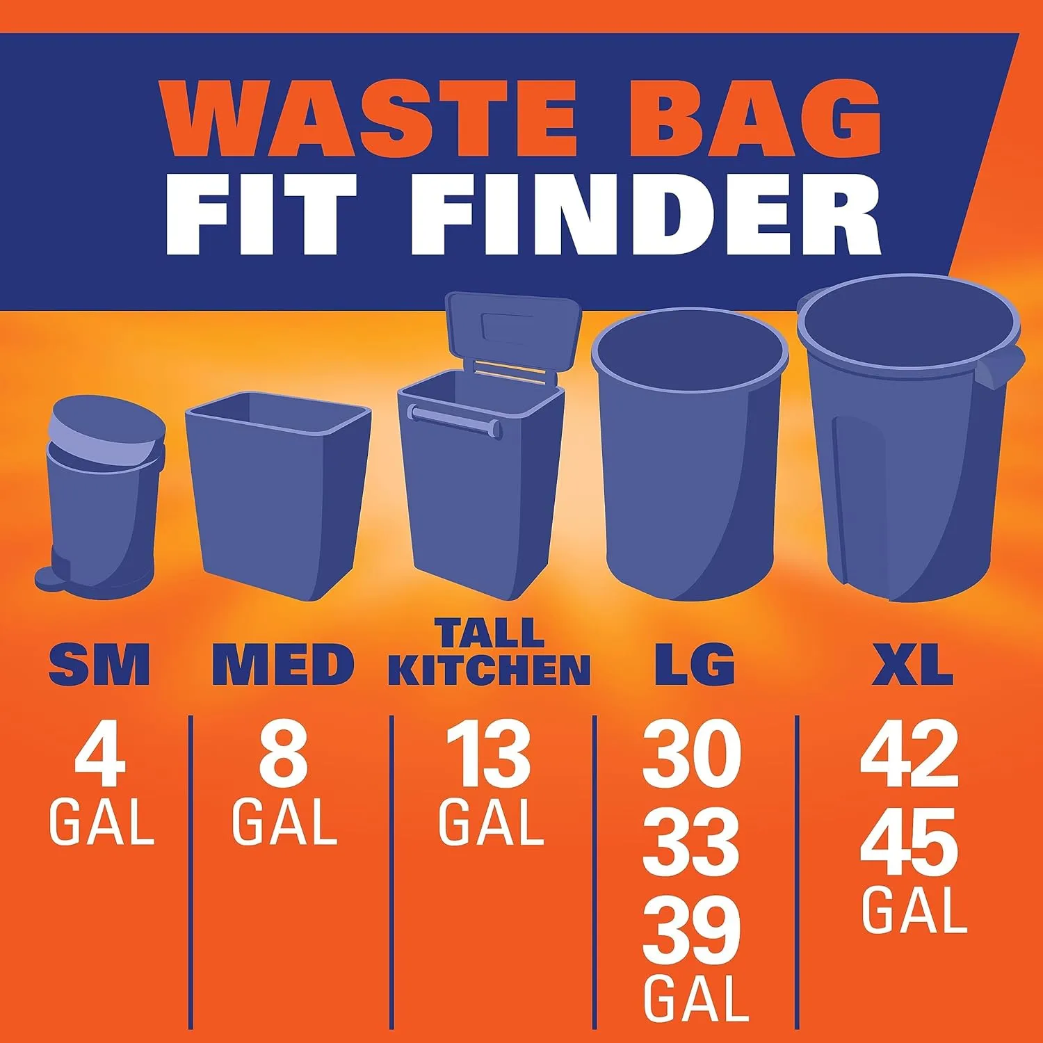 Hefty Ultra Strong 13 Gallon Trash Bags, Tall Kitchen Trash Bags 13 Gallon Size, Drawstring Closure, Continuous Odor Control, White, Lavender and Sweet Vanilla Scent, 110 Bags
