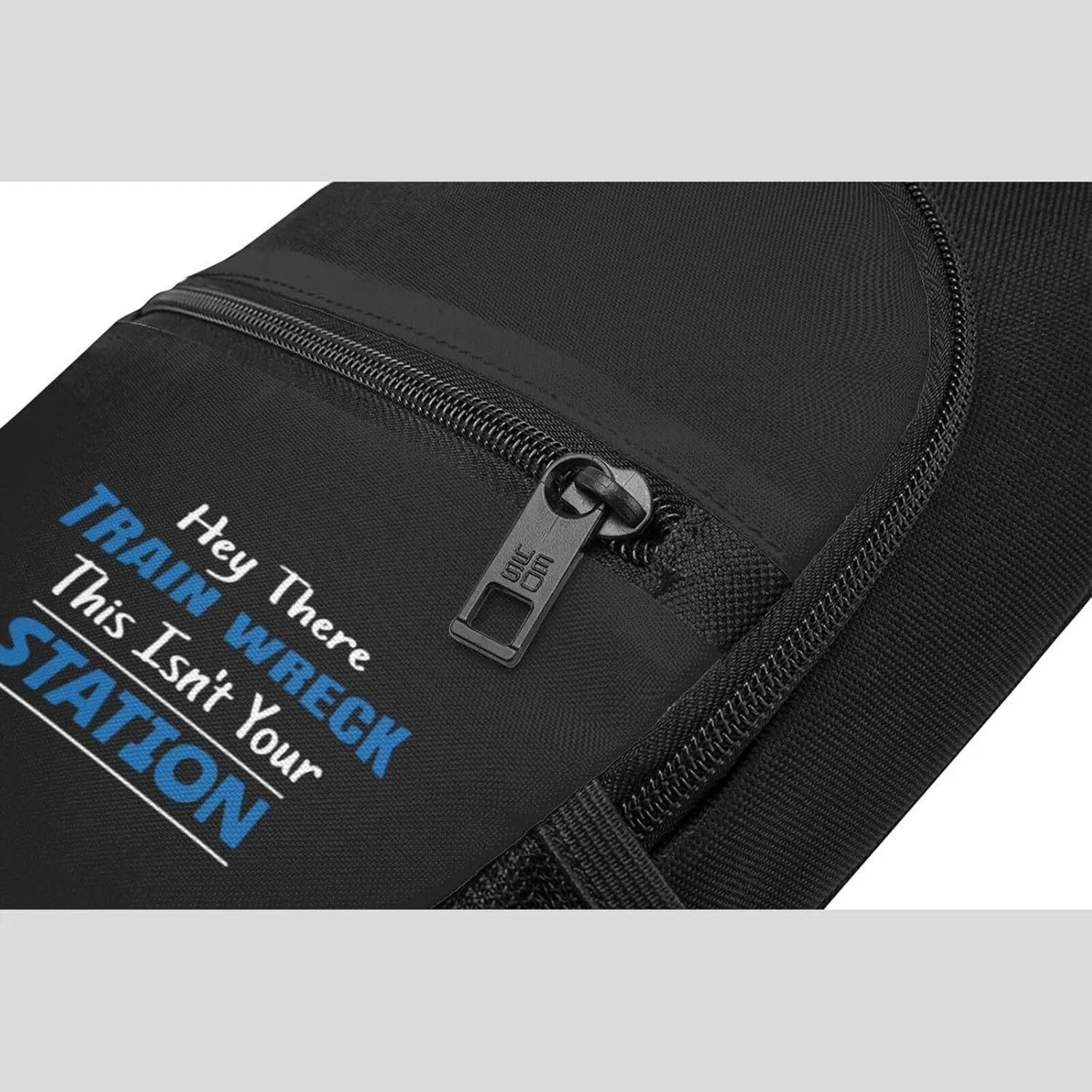 Hey There Train Wreck, This Isn'T Your Station Unisex Chest Bag Lightweight Crossbody Shoulder Bag Travel Pocket