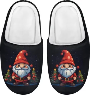 Howilath Boys Girls Christmas Slippers Kids House Cute Slippers for Toddler Plush Warm Slippers Non-Slip Winter Shoes