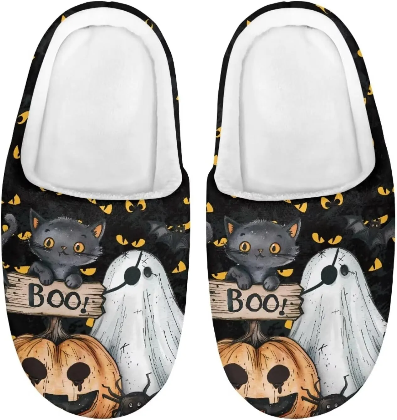 Howilath Boys Slippers Children Halloween Slippers Non Slip Kids Slipper Soft Comfy Indoor Outdoor