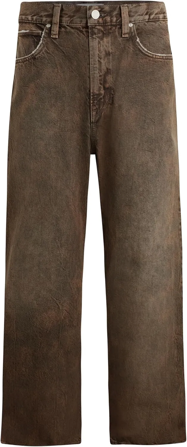 HUDSON Men's Luca Loose Fit Wide Leg Denim Pant