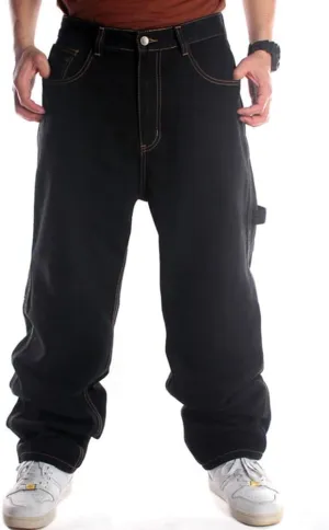 IDEALSANXUN Baggy Jeans Men Casual Embroidery Hip Hop Loose Fit Y2k Jeans