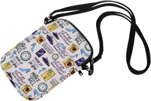 Inspired Gift Princess Musical Theater Zipper Pouch Makeup Bag Gift For Actor Actress (Crossbody bag)