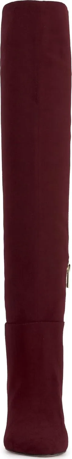 Jessica Simpson Womens Zipper Faux Leather Over-The-Knee Boots