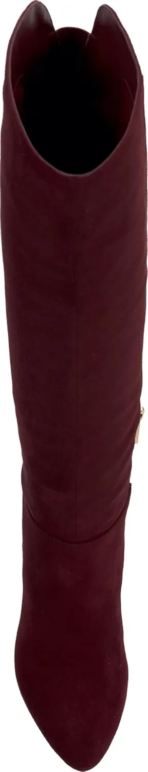Jessica Simpson Womens Zipper Faux Leather Over-The-Knee Boots