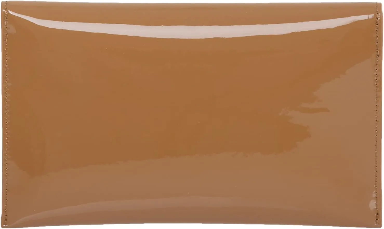 JNB Faux Patent Leather Glossy Envelope Clutch