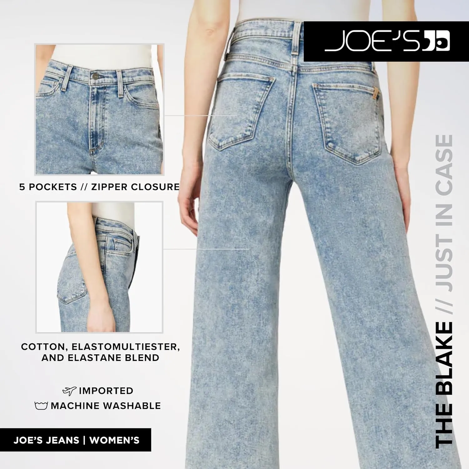 Joe's Women's The Blake Wide Leg W Raw Hem