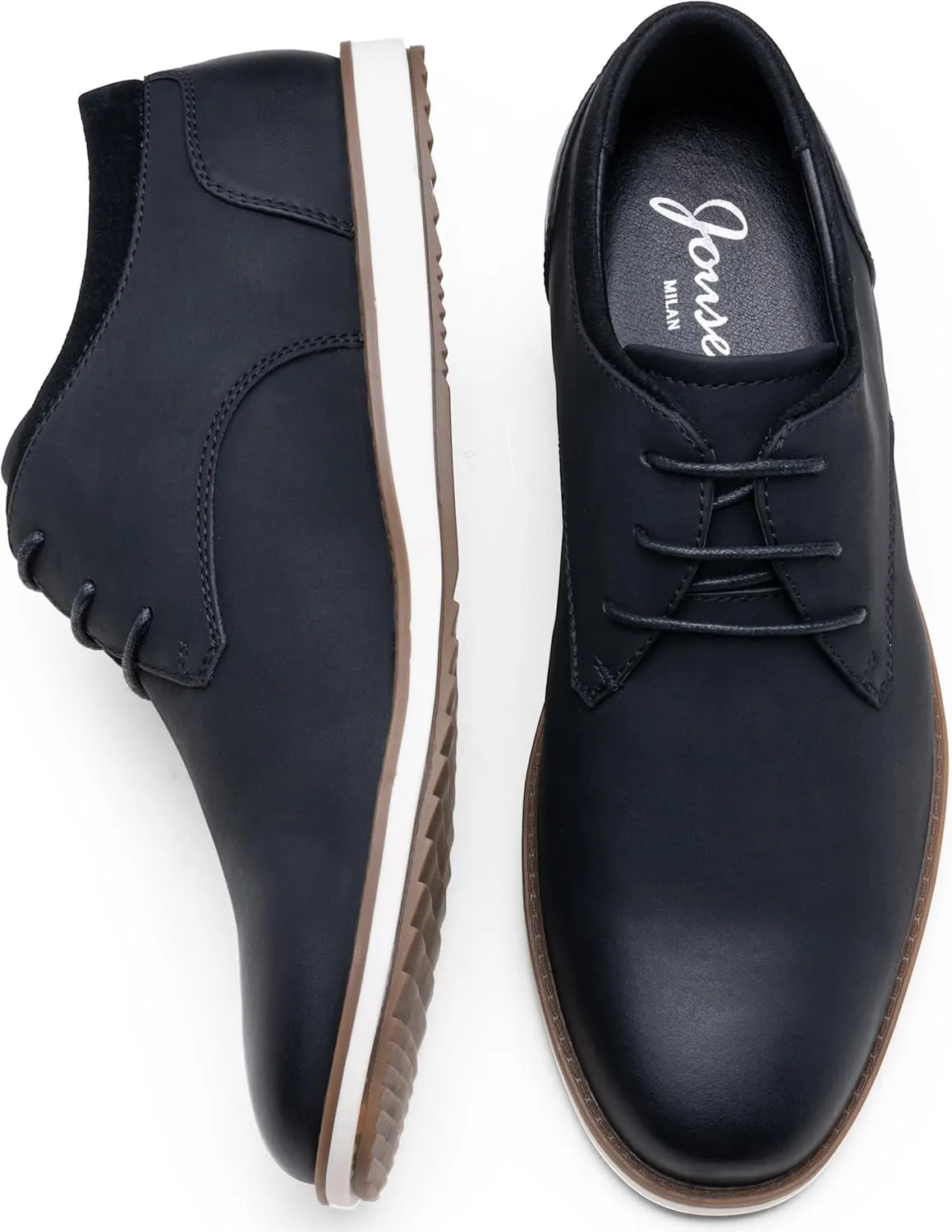 Jousen Men's Dress Shoes Fashion Casual Dress Shoes Business Oxfords for Men