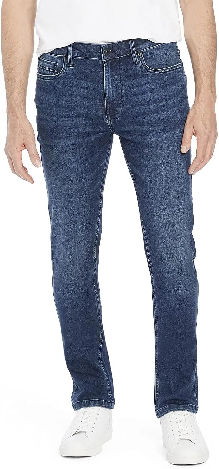 Kenneth Cole Mens Jeans Slim Fit - Mens Stretch Jeans with Repreve Recycled Polyester - Jeans for Men Slim Fit
