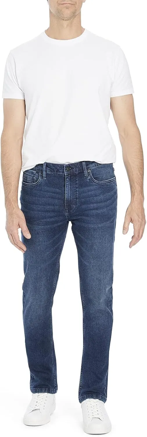 Kenneth Cole Mens Jeans Slim Fit - Mens Stretch Jeans with Repreve Recycled Polyester - Jeans for Men Slim Fit