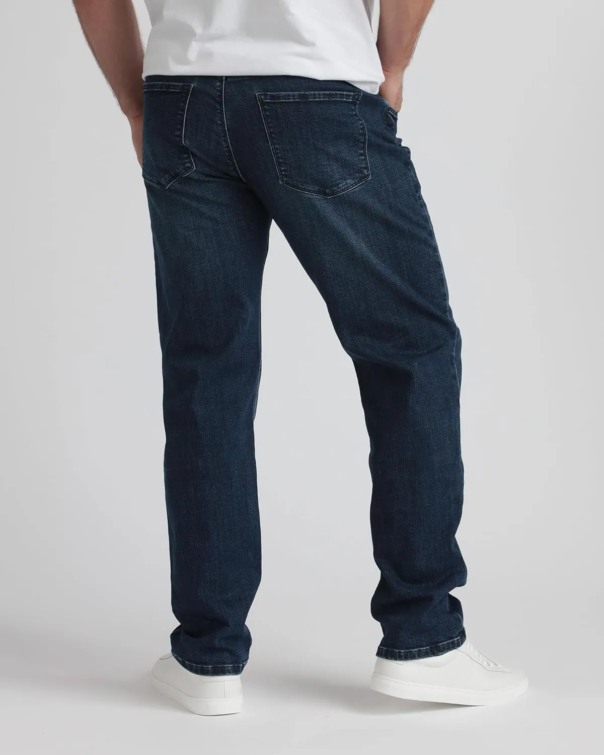 Kenneth Cole REACTION Athletic Fit Jeans for Men - Soft and Flexible Stretch Jeans - Men's Jeans Roomier Fit