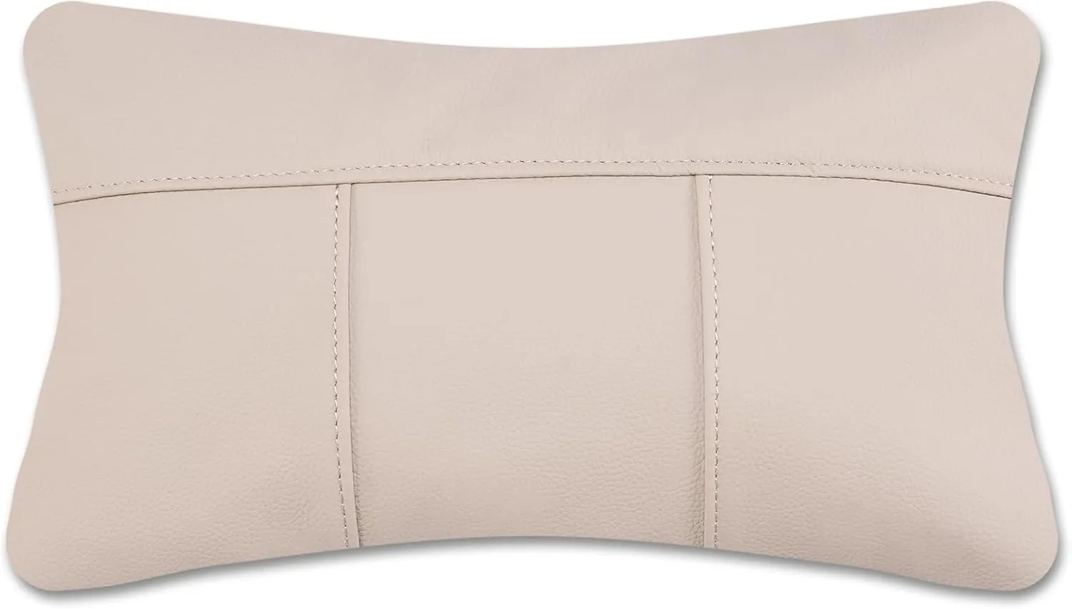 Kidol & Shellder Genuine Leather Pillow Cover 12x20 - Luxury Full Grain Cowhide Pillow Covers for Couch Sofa Bed - Soft Durable Decorative Throw Pillow Covers with Hidden Zipper (Barley Beige)