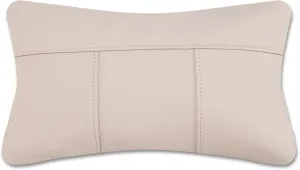 Kidol & Shellder Genuine Leather Pillow Cover 12x20 - Luxury Full Grain Cowhide Pillow Covers for Couch Sofa Bed - Soft Durable Decorative Throw Pillow Covers with Hidden Zipper (Barley Beige)