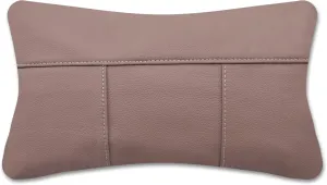 Kidol & Shellder Genuine Leather Pillow Cover 12x20 - Luxury Full Grain Cowhide Pillow Covers for Couch Sofa Bed - Soft Durable Decorative Throw Pillow Covers with Hidden Zipper (Caribe Cocoa)