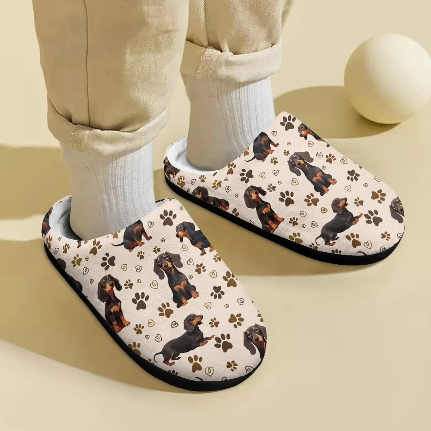 Kids Fluffy Slippers for Winter, Warm Closed Toe Home Slippers, Soft Cozy Scuff Slippers for Boys Girls