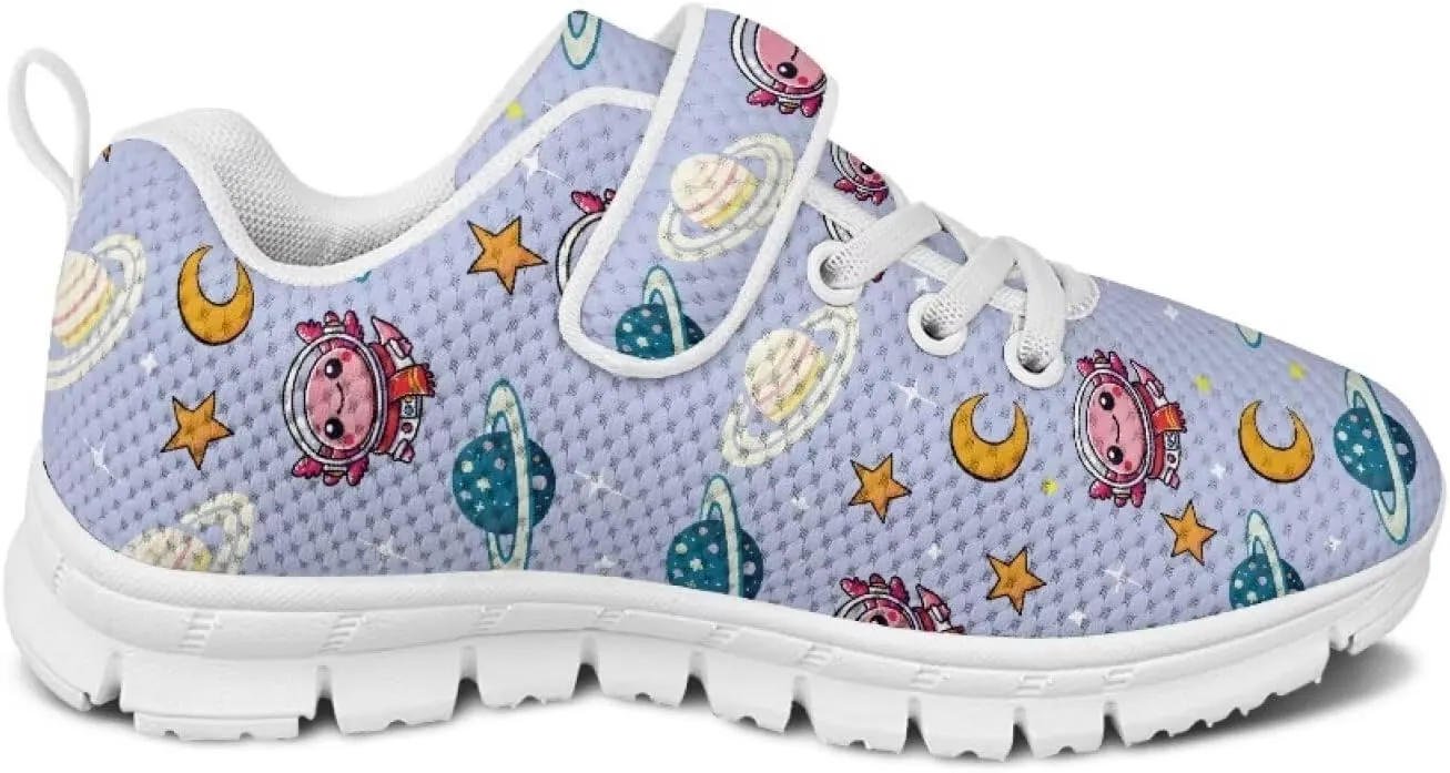 Kids Slip On Sneakers for Girls Soft Lightweight Athletic Tennis Shoes