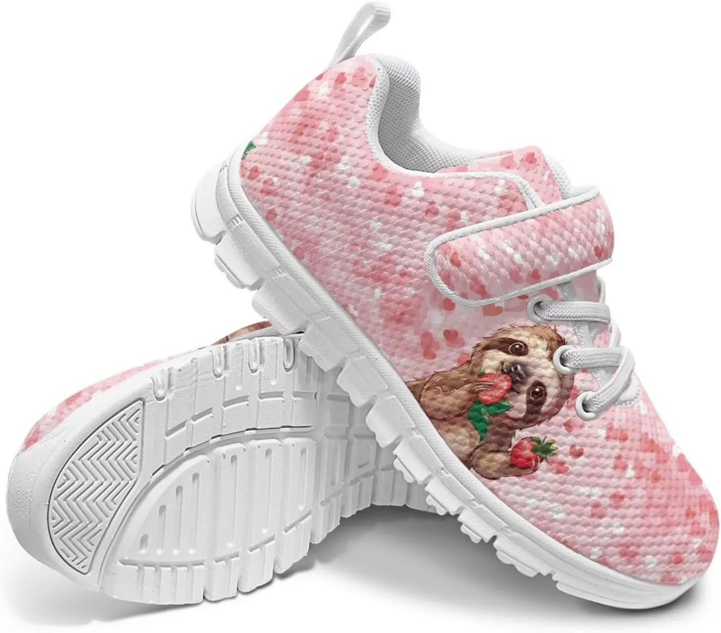 Kids Slip On Sneakers for Girls Soft Lightweight Athletic Tennis Shoes