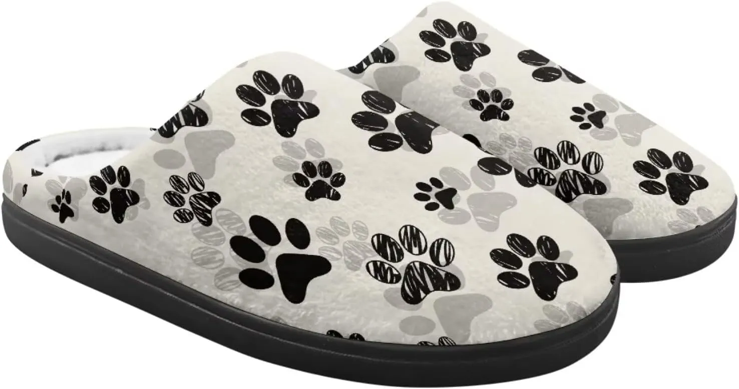 Kids Slippers for Boys Girls, Cute Soft Plush Anti-slip Fluffy Fuzzy House Slippers with Memory Foam for Home Outside