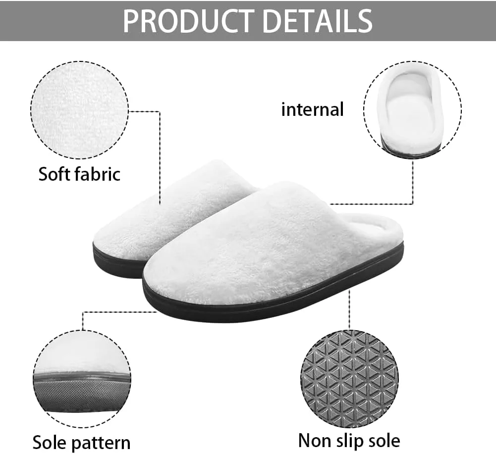 Kids Slippers for Boys Girls, Cute Soft Plush Anti-slip Fluffy Fuzzy House Slippers with Memory Foam for Home Outside