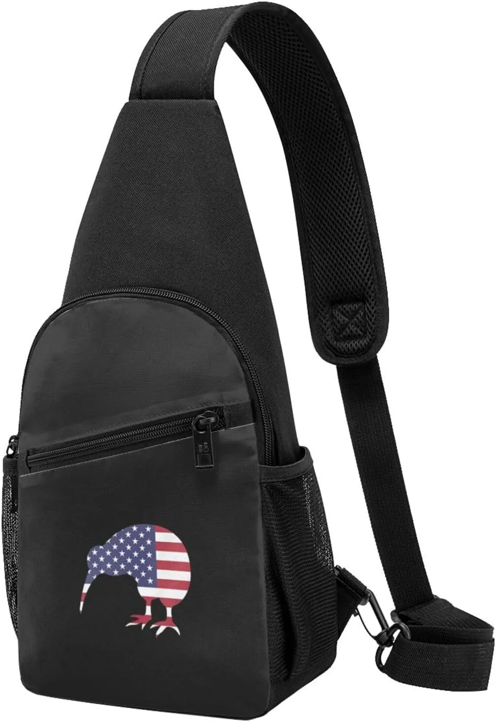 Kiwi Bird New Zealand Usa Unisex Chest Bag Lightweight Crossbody Shoulder Bag Travel Pocket