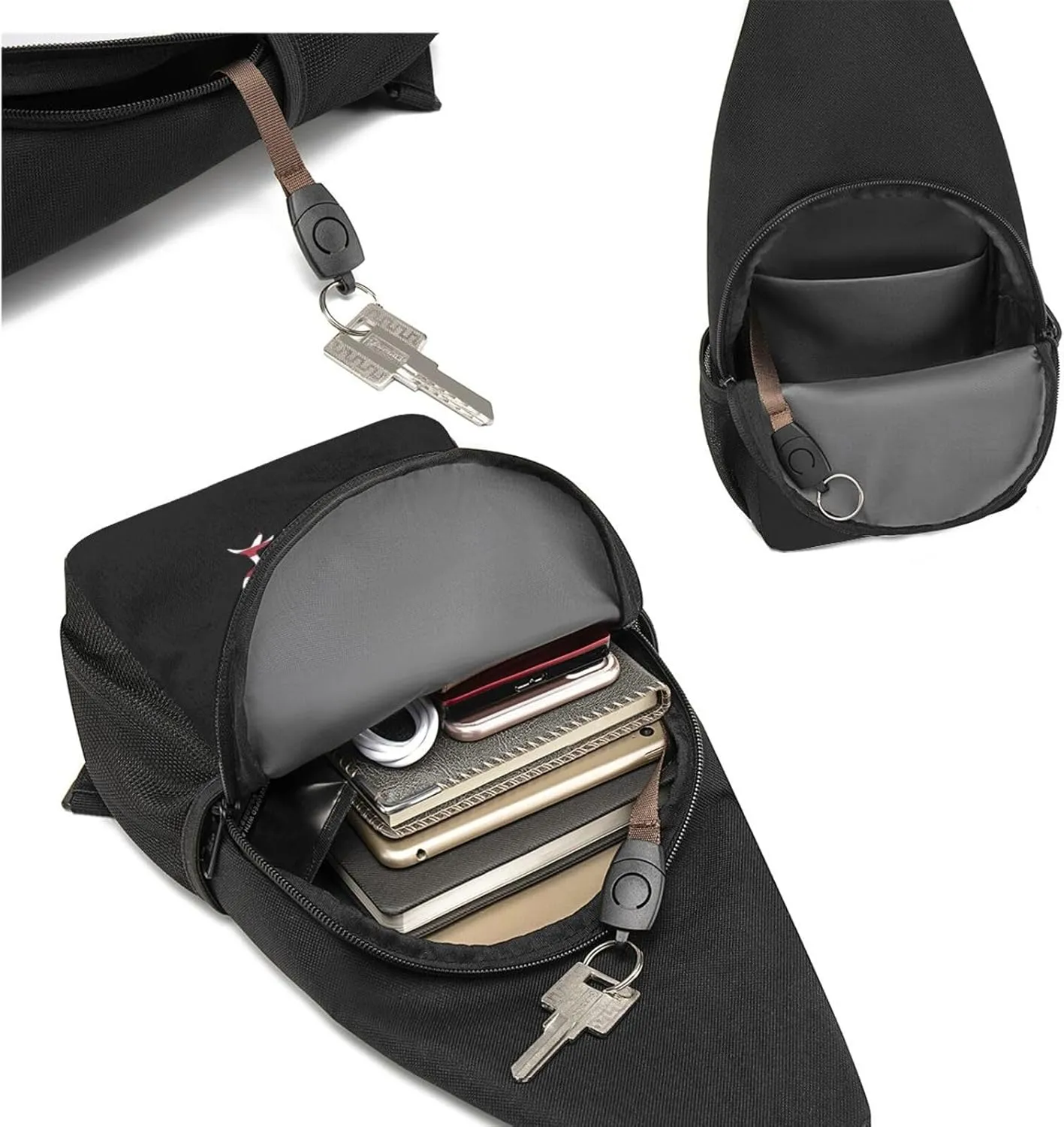 Kiwi Bird New Zealand Usa Unisex Chest Bag Lightweight Crossbody Shoulder Bag Travel Pocket