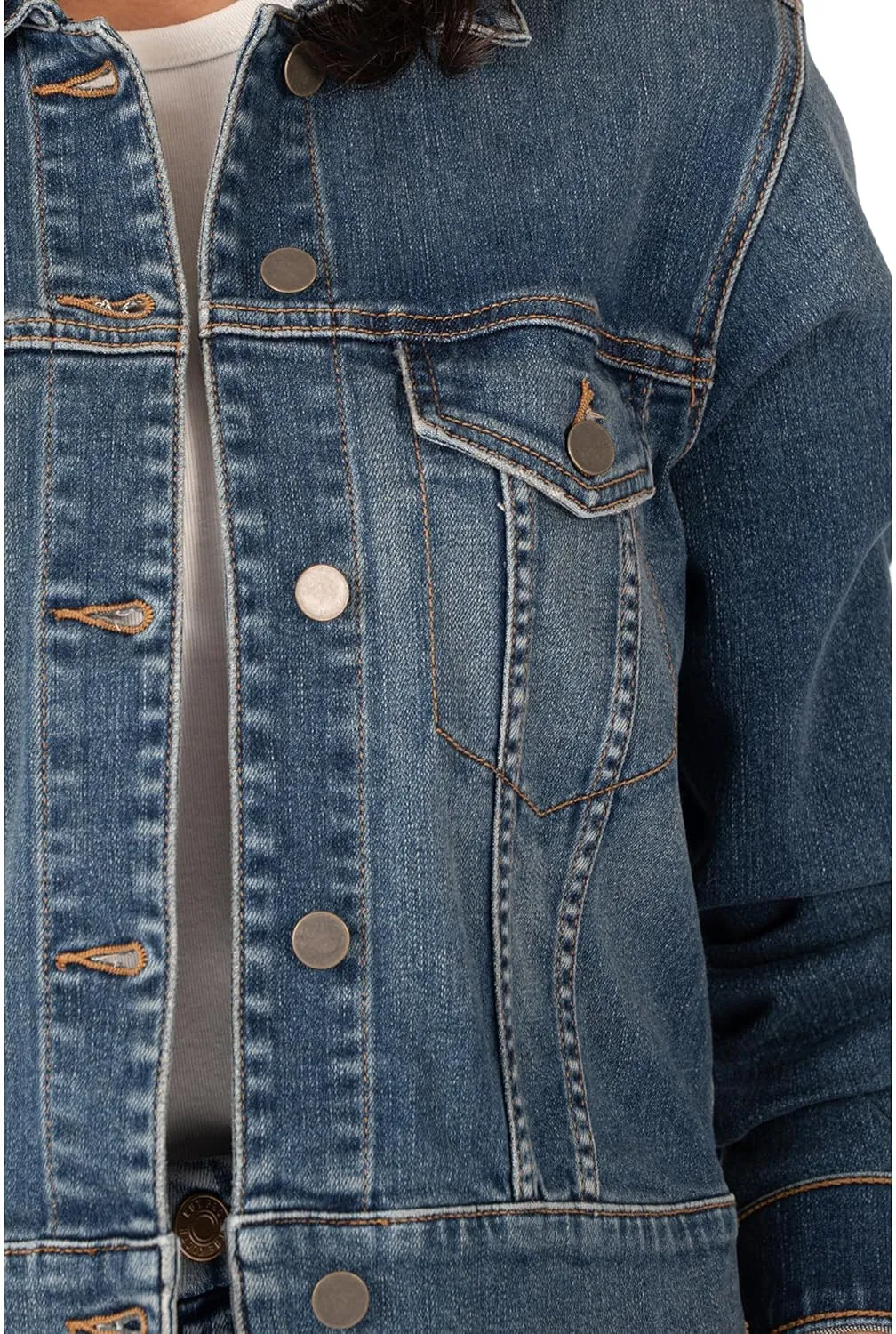 KUT from the Kloth Women's Julia Crop Jacket W/Drop Shoulder-Regular Waistband