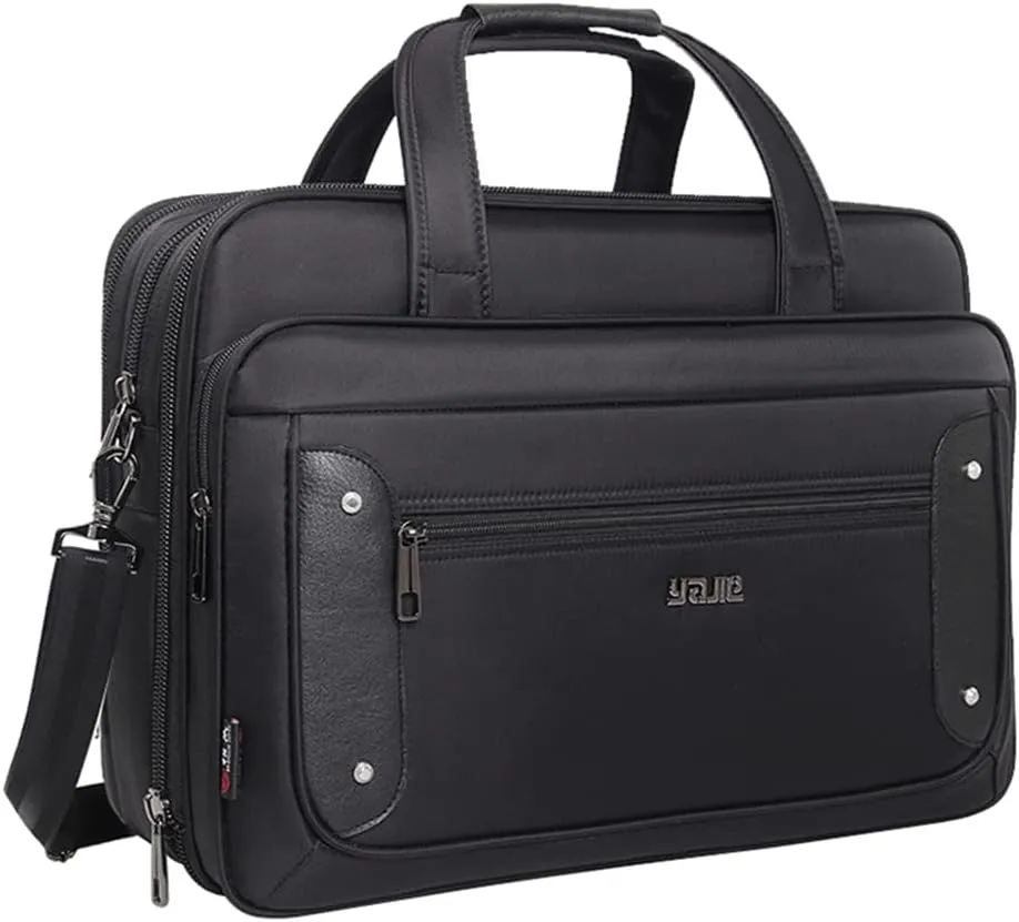 Large Briefcases For Men Canvas Tote Bag Laptop Case Computer Bag Work Bags Business Mens Bag Office Carrying Cases
