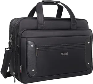 Large Briefcases For Men Canvas Tote Bag Laptop Case Computer Bag Work Bags Business Mens Bag Office Carrying Cases