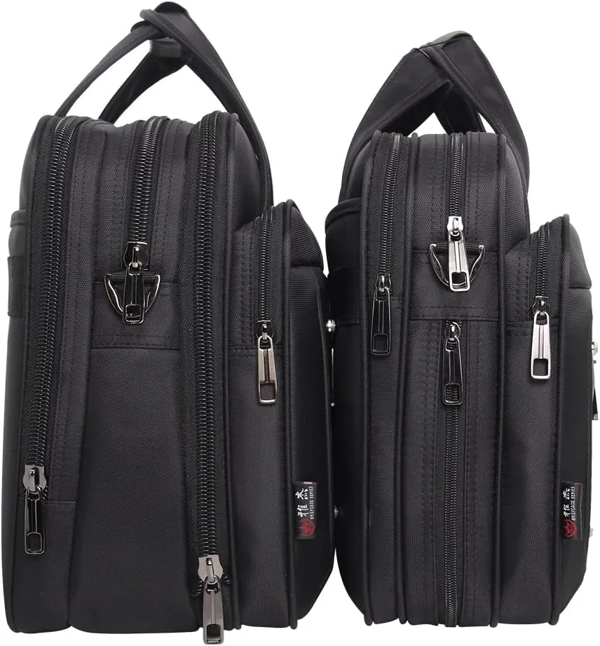 Large Briefcases For Men Canvas Tote Bag Laptop Case Computer Bag Work Bags Business Mens Bag Office Carrying Cases