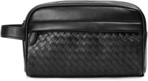 Large-Capacity Makeup Bag Leather Cosmetic Bag Men Portable Travel Waterproof Handbags Cosmetic Bag