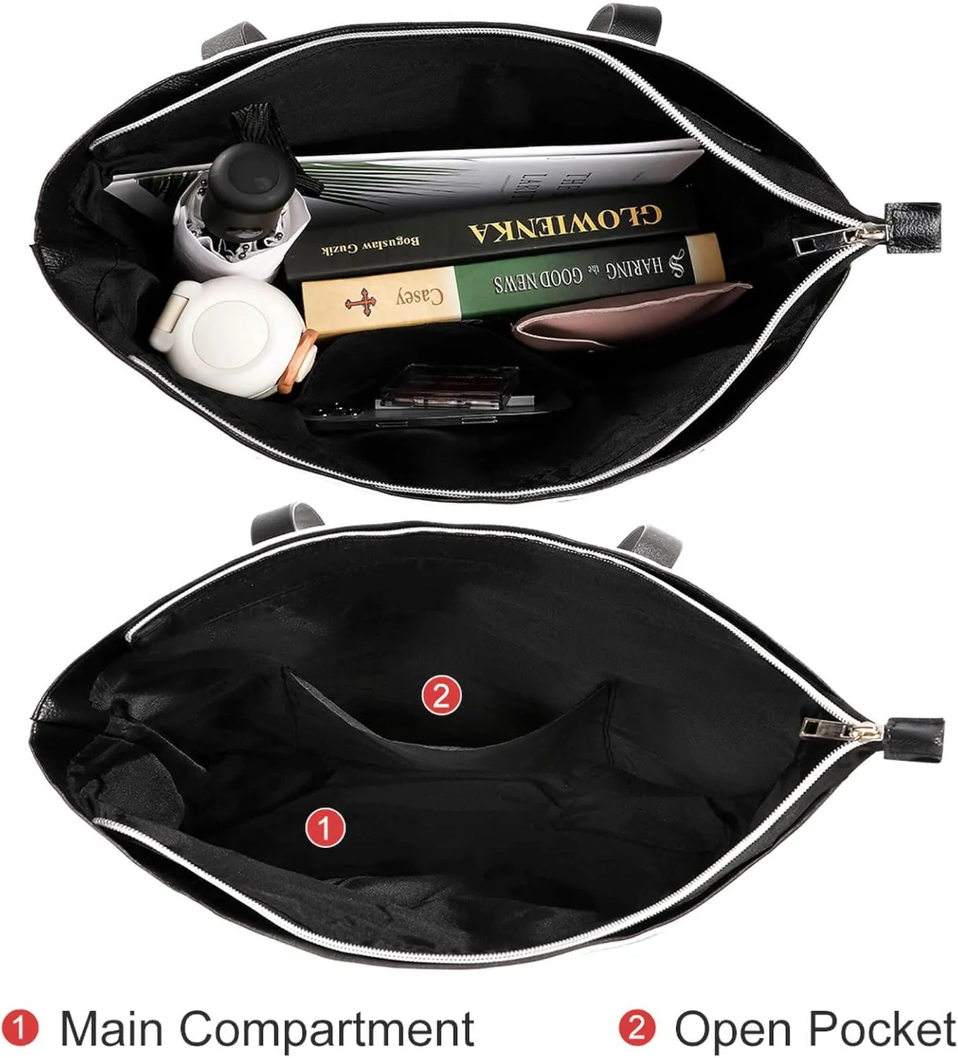 Large Capacity Work Tote Bag Handbag Waterproof Big Shoulder Commuter Bag