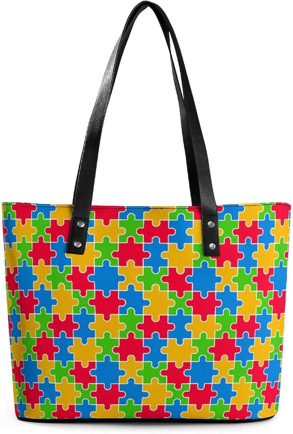 Large Tote Bag Fashion Handbag With Zipper For Women And Men