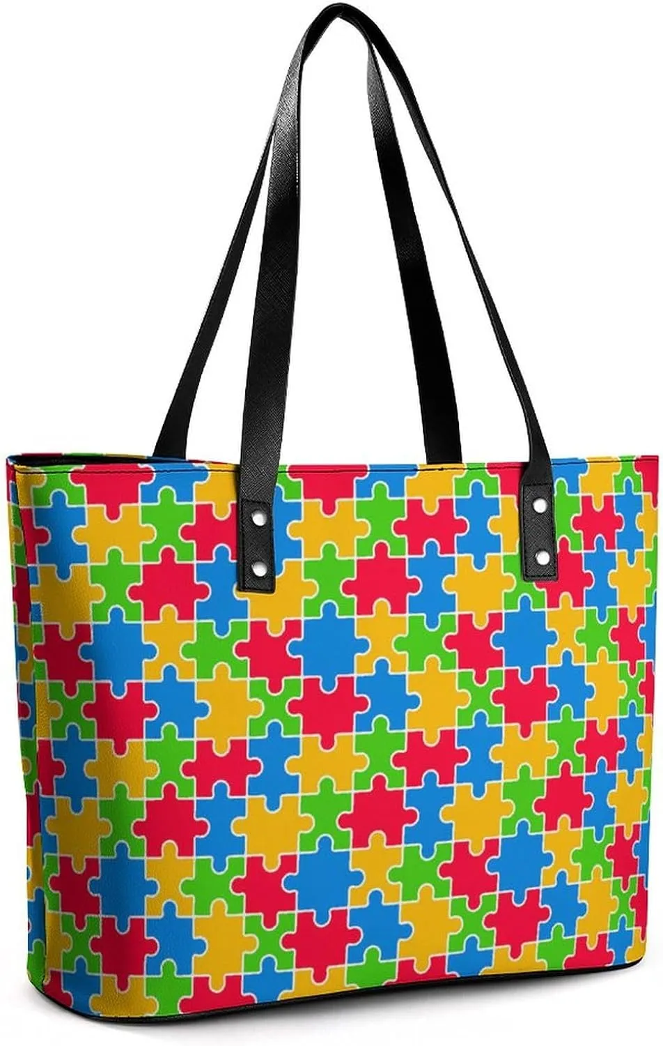 Large Tote Bag Fashion Handbag With Zipper For Women And Men