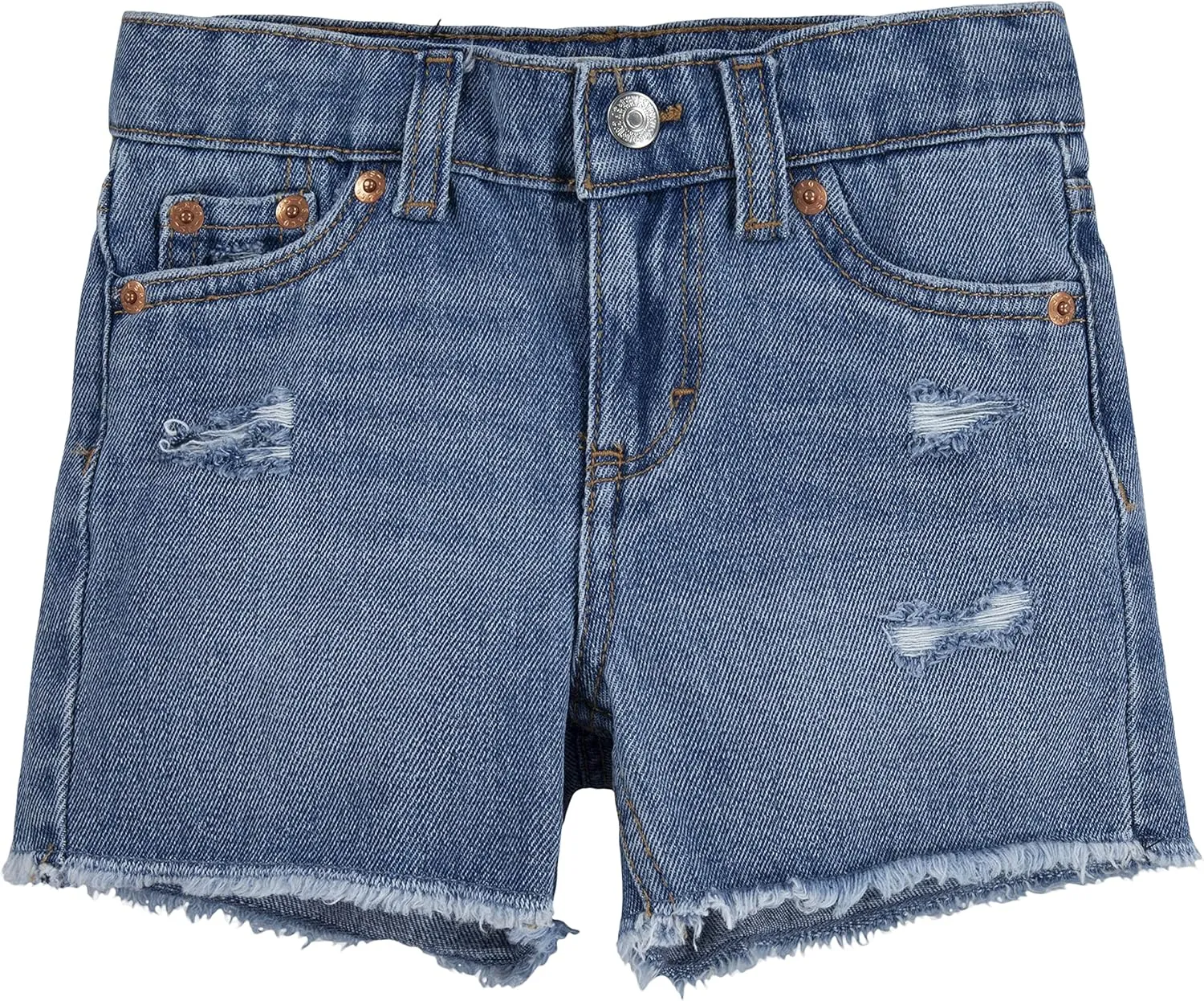 Levi's Girls' Girlfriend Fit Denim Shorty Shorts