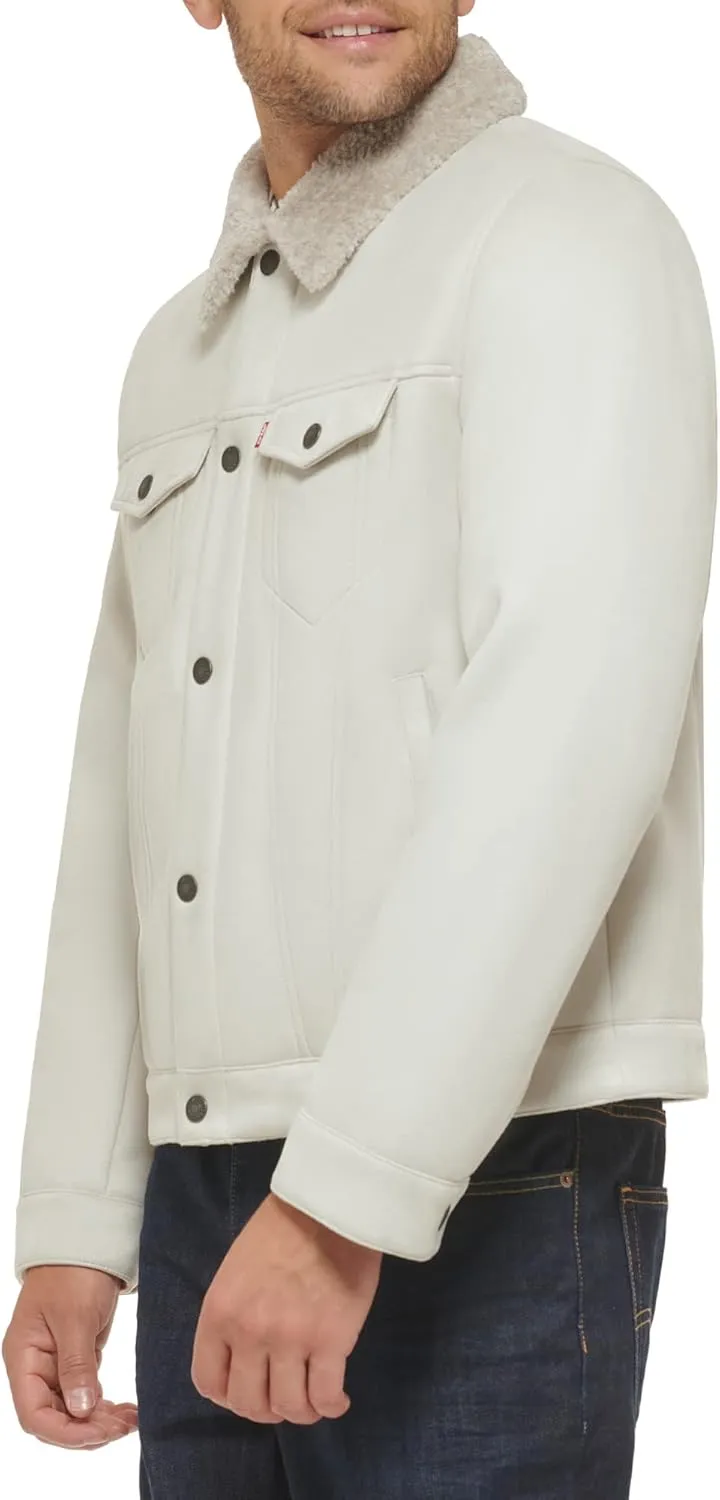 Levi's Men's Faux Leather Classic Trucker Jacket