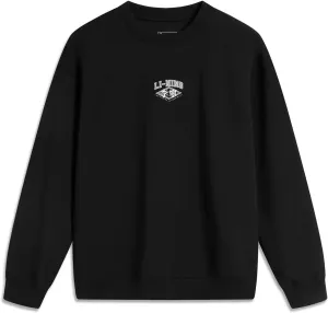 LI-NING Sports Trend Series Men's Sweat Absorbing Comfortable Soft Round Neck Hoodie AWDU609