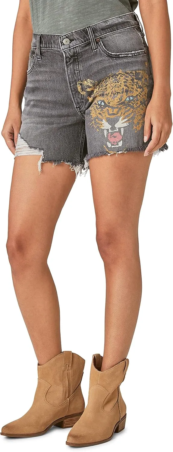 Lucky Brand Women's 90's Midi Denim Short